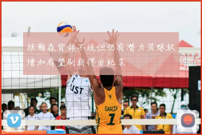 杨瀚森背部不适但仍有潜力若球权增加有望刷新得分纪录